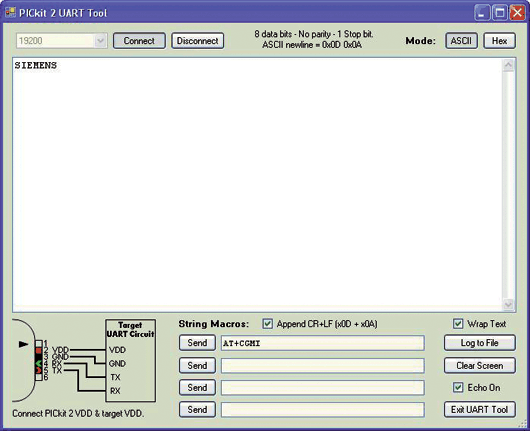  «UART Communication Tool»  «PICkit 2 Programmer»