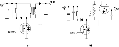 Замена диода на МОП-транзистор с синхронным выпрямлением