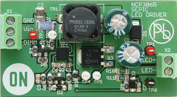 Модуль SEPIC преобразователя на базе NCP3065