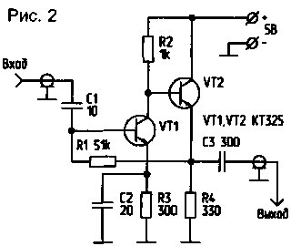 Простая схема усилителя на транзисторе своими руками